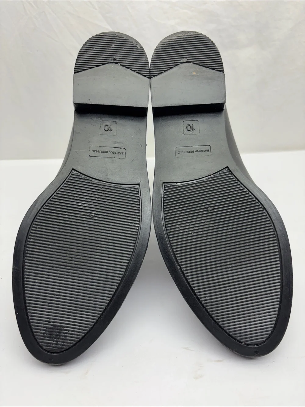 Banana Republic Black Slip-On Chelsea Rain Boots, SZ 10 M, 1(BA)